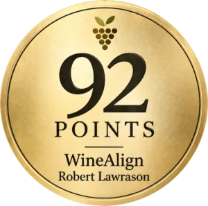92 points — WineAlign - David Lawrason — 2023 — Vintage 2021