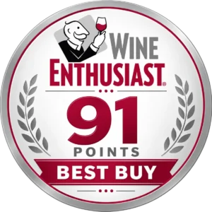 91 points - Best Buy — Wine Enthusiast — 2020 — Vintage 2018